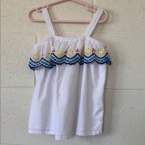 Embroidered Tank Top